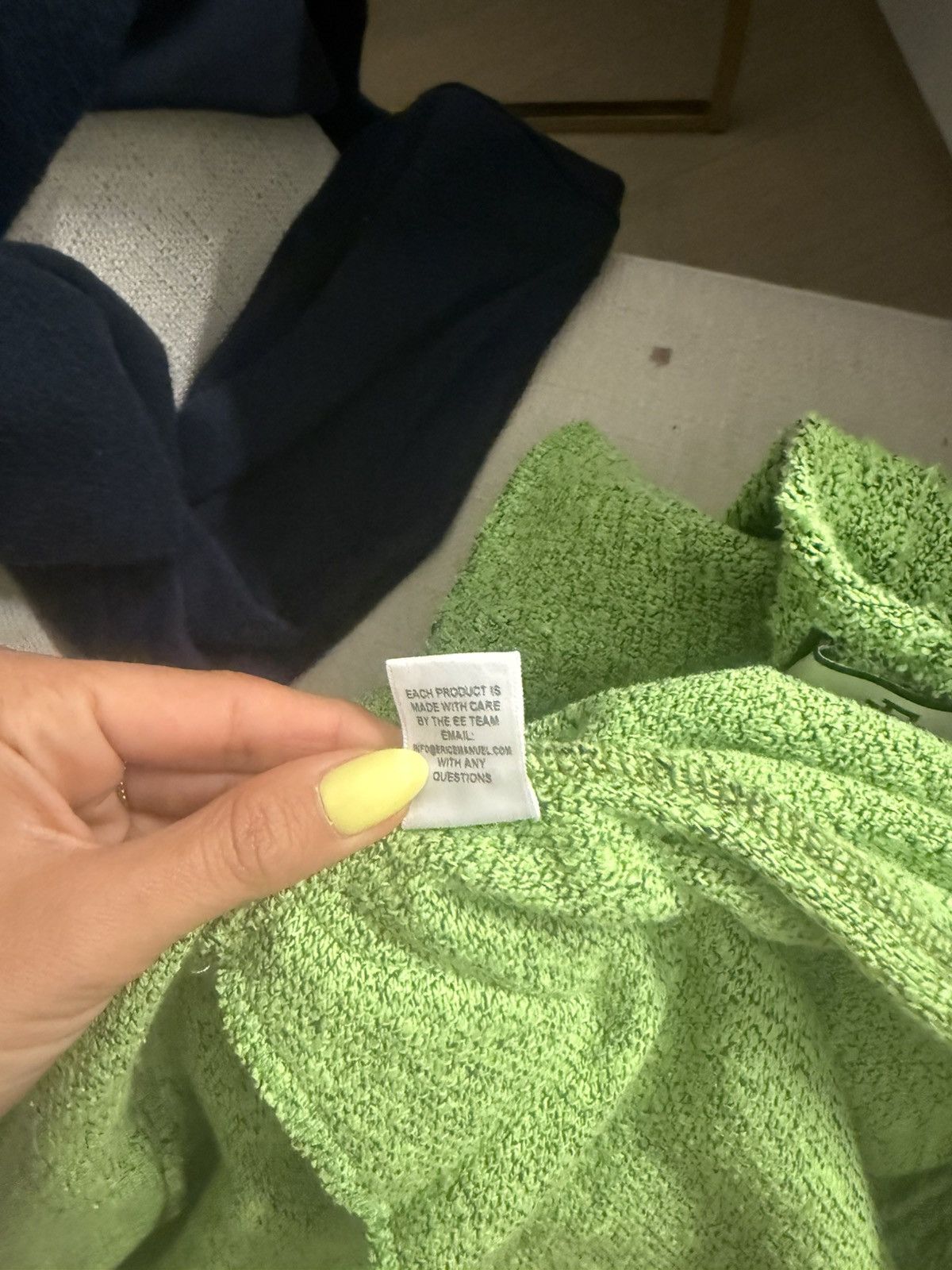 Eric Emanuel Eric Emanuel boucle slime green & purple sweatpants large Size US 32 / EU 48 - 5 Thumbnail