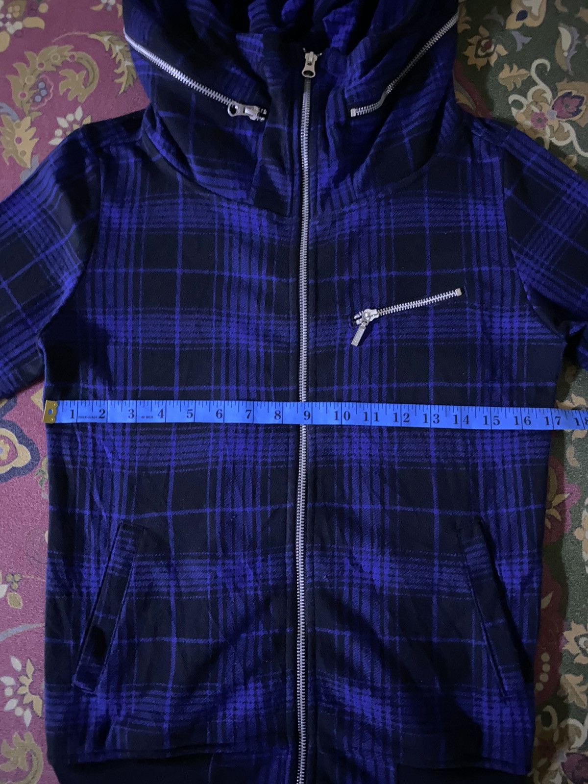 Japanese Brand Japanese Brand PLUS ONE Punk Design Style Hoodie Size US S / EU 44-46 / 1 - 12 Thumbnail