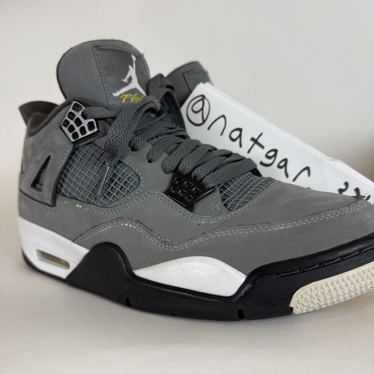 Jordan Brand × Nike Size 10.5-Jordan 4 Cool Gray-NEAR BRAND NEW Size US 10.5 / EU 43-44 - 2 Thumbnail