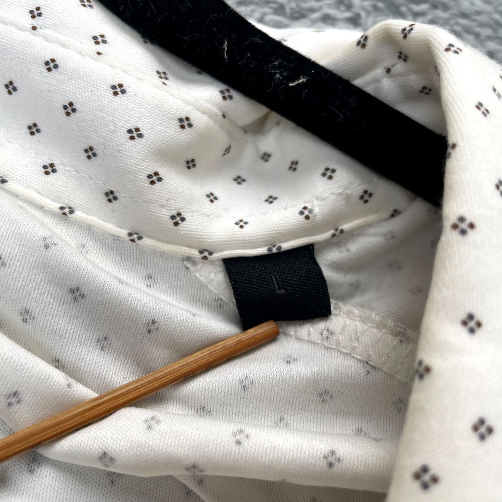 Vintage Raffi Mens Large White Polka Dot Button-Up Shirt Size US L / EU 52-54 / 3 - 4 Thumbnail