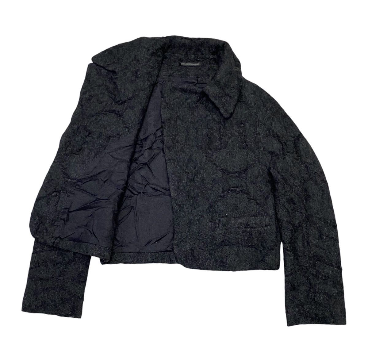 Yohji Yamamoto Yohji Yamamoto Y,s Embossed Pattern Wool Jacket Size M / US 6-8 / IT 42-44 - 6 Thumbnail