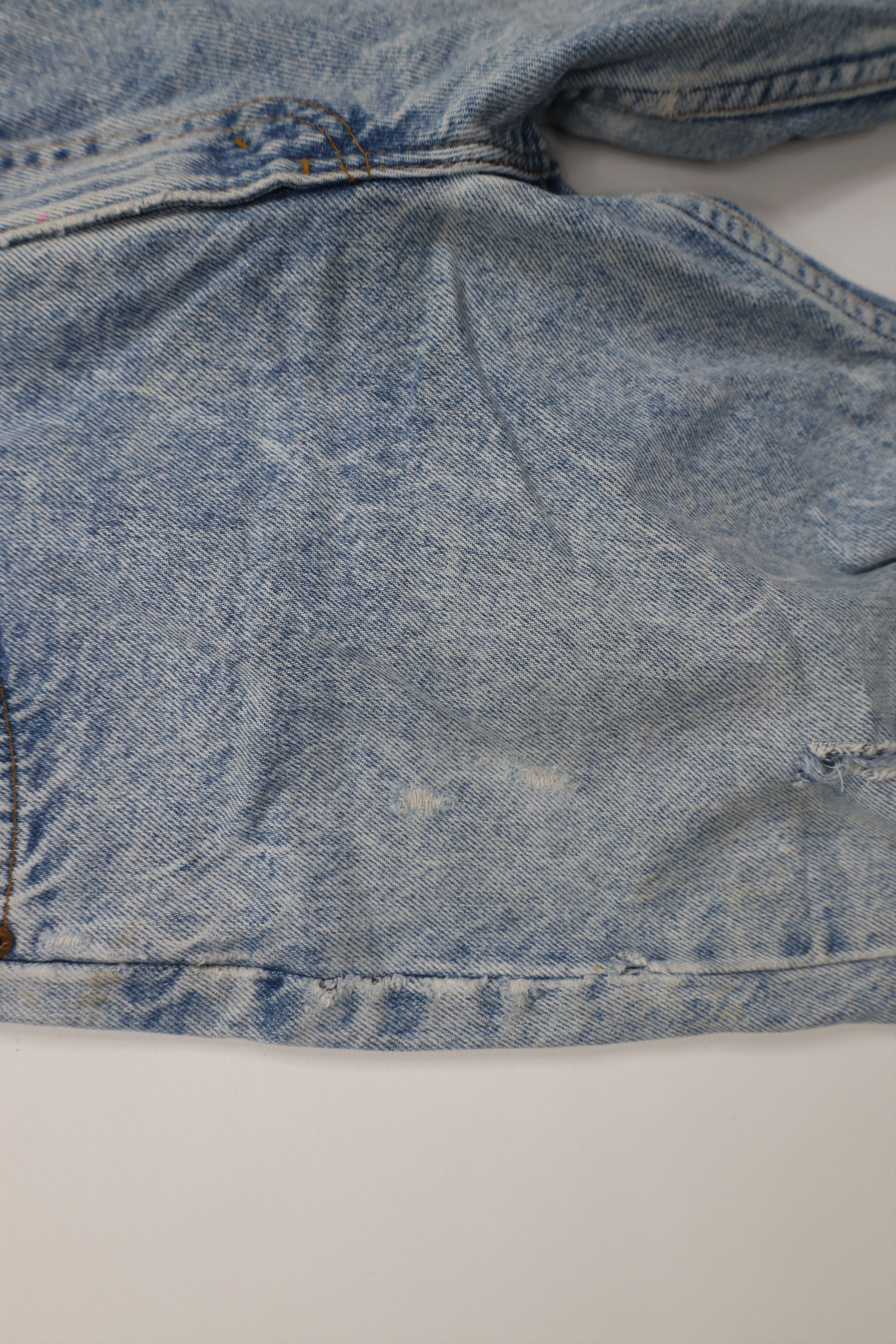 Levi's Vintage 80s Levis 505 Orange Tab Acid Wash Denim Shorts USA Size US 31 - 6 Thumbnail