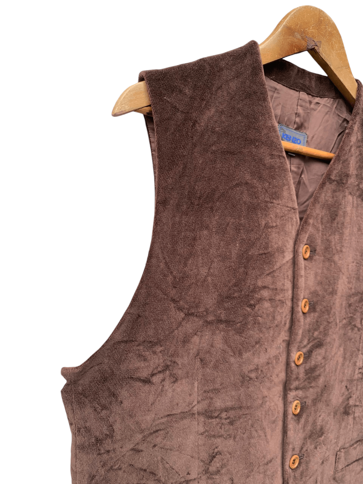 Kenzo Vintage Kenzo Velvet Vest Size 40S - 9 Thumbnail