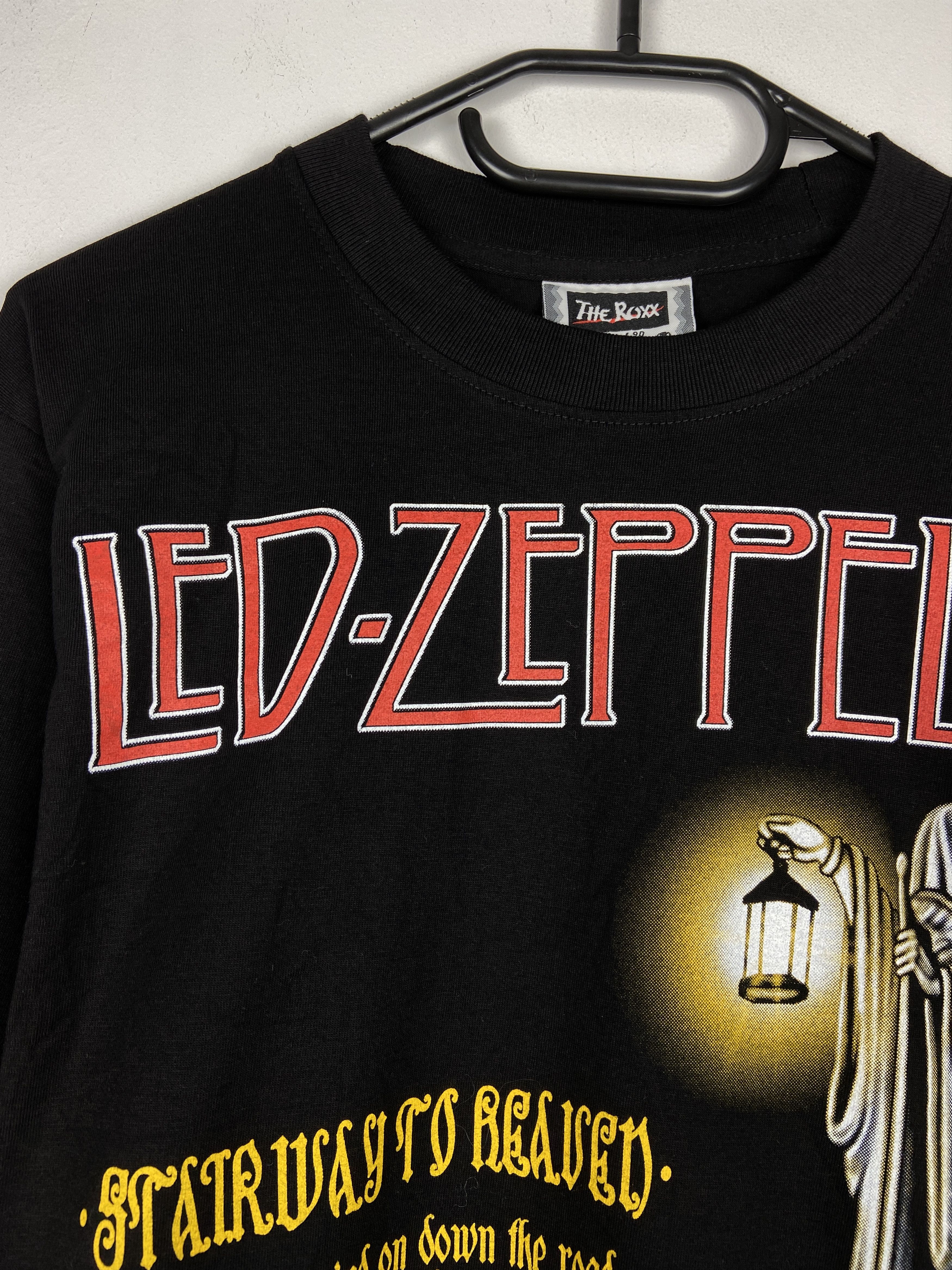 Band Tees Vintage Led Zeppelin Stairway To Heaven L/S T Shirt Tee Size US S / EU 44-46 / 1 - 9 Thumbnail