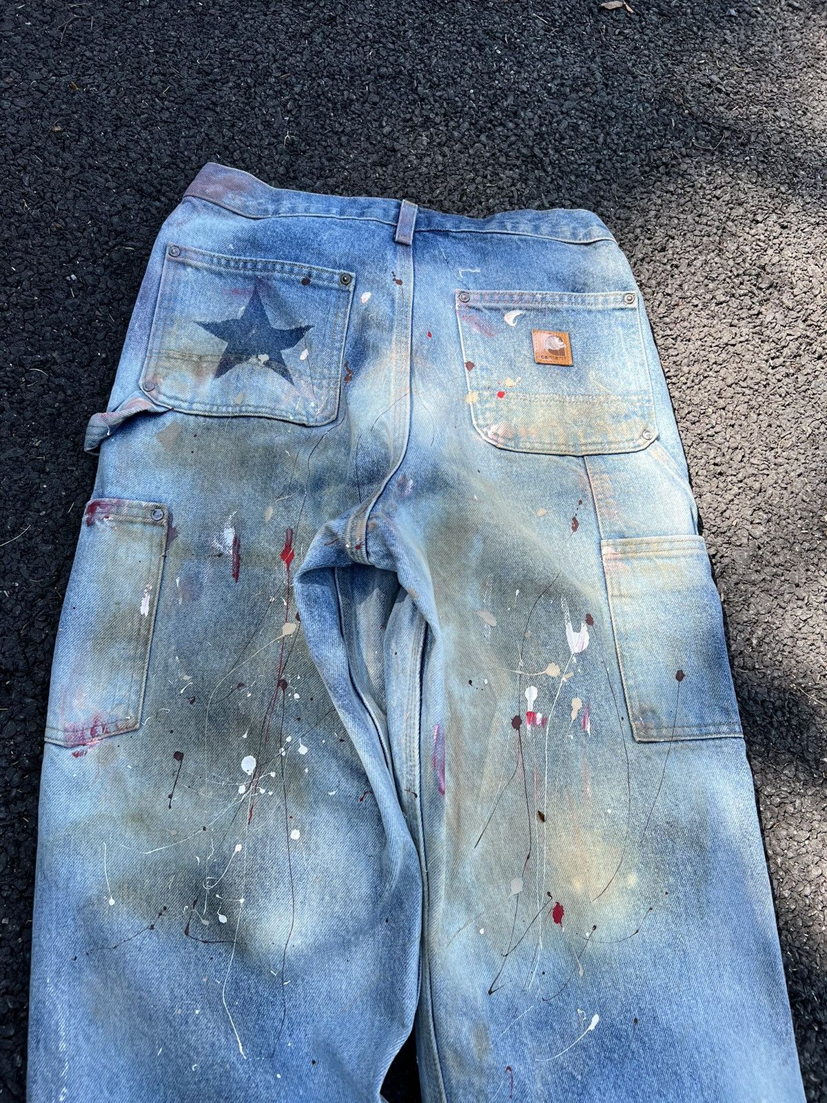 Carhartt Mud Wash Splatter Carhartt Double Knee Size US 30 / EU 46 - 8 Thumbnail