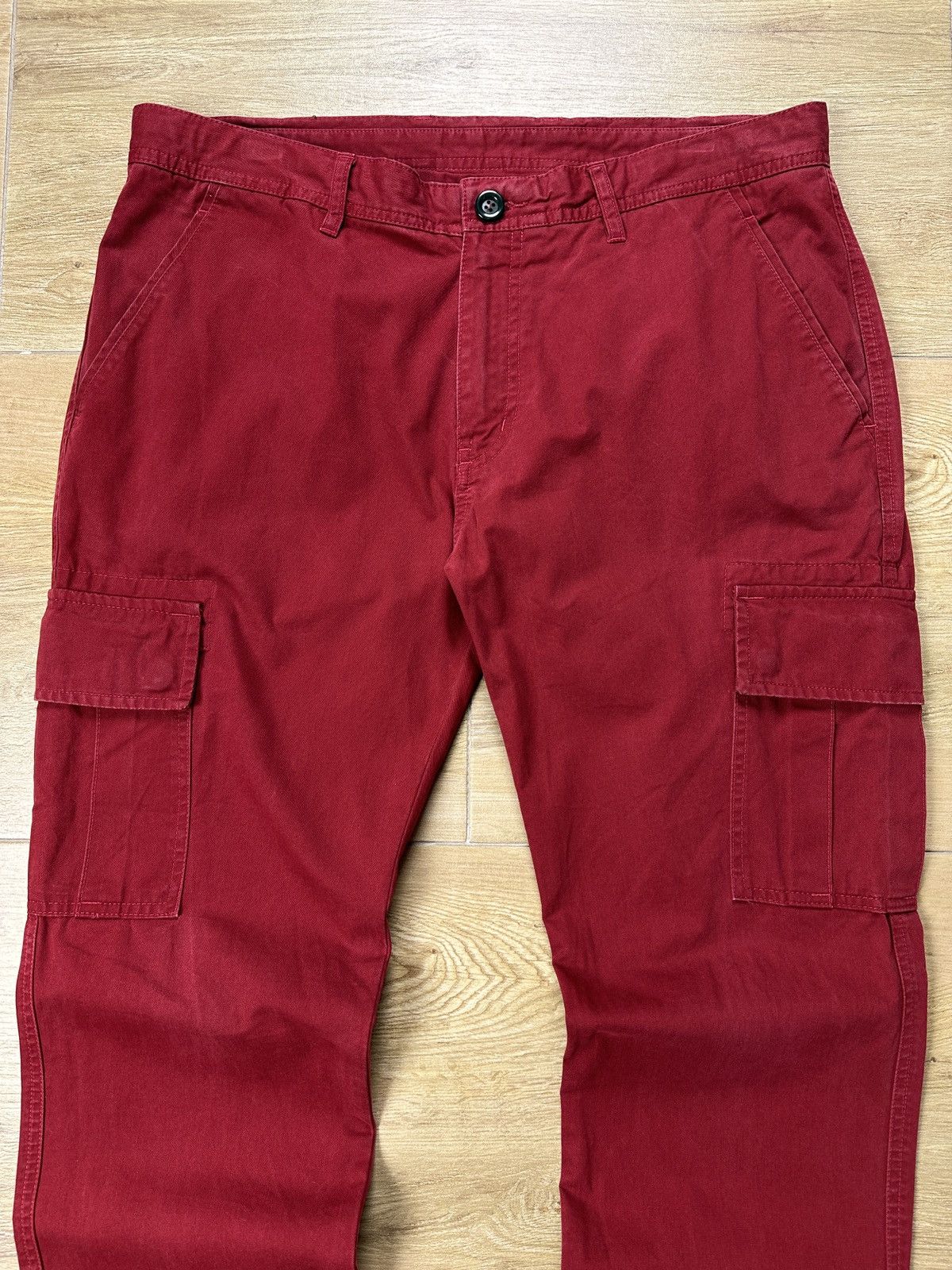 Designer × Suitsupply SUITSUPPLY Red Chino Cargo Pants Cotton Size 50 Size US 34 / EU 50 - 2 Thumbnail