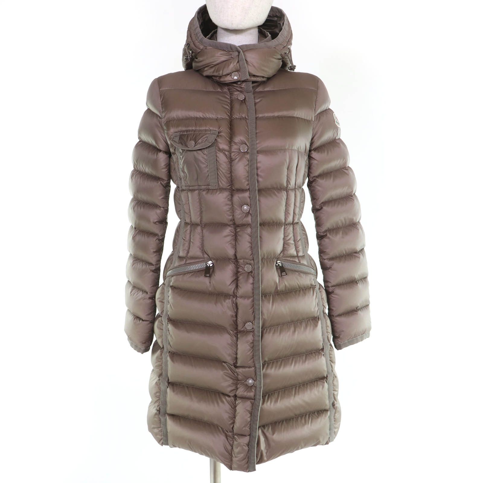 Moncler Moncler Moncler Hermine Nylon Down Coat Textile Outerwear DUTY FREE for USA Size ONE SIZE - 1 Thumbnail