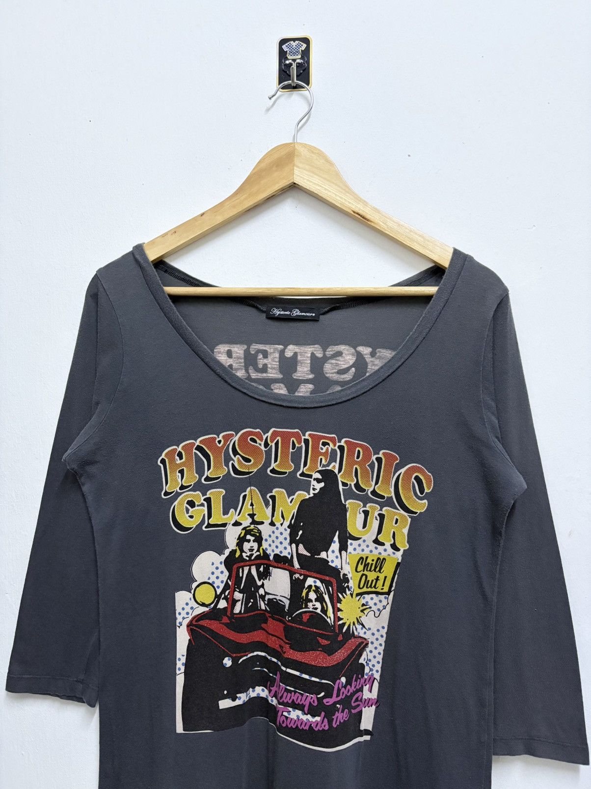 Hysteric Glamour 2000's Hysteric Glamour " All Messed Up ! " L/S Midi Dress Size M / US 6-8 / IT 42-44 - 3 Thumbnail