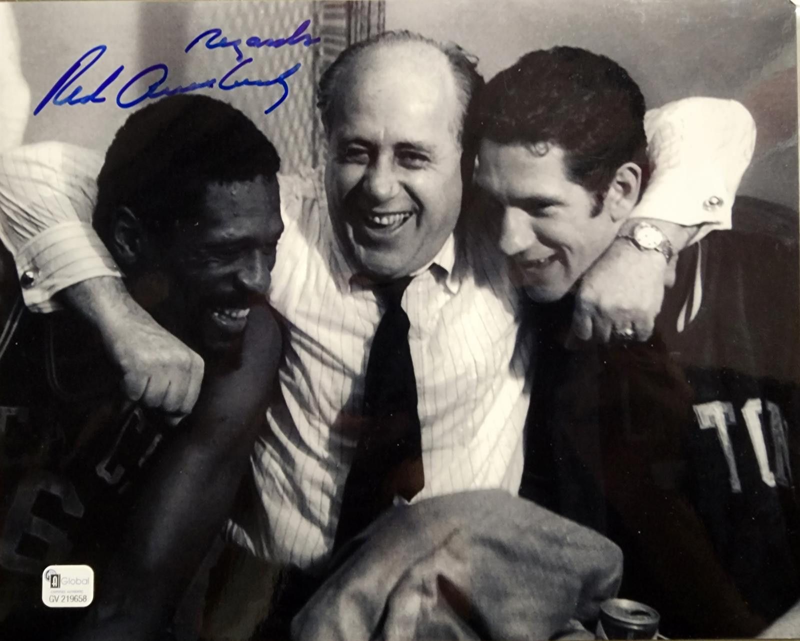 Unknown London Coach Red Auerbach BostonCeltics autographed/signed 8x10 COA Size ONE SIZE - 1 Thumbnail