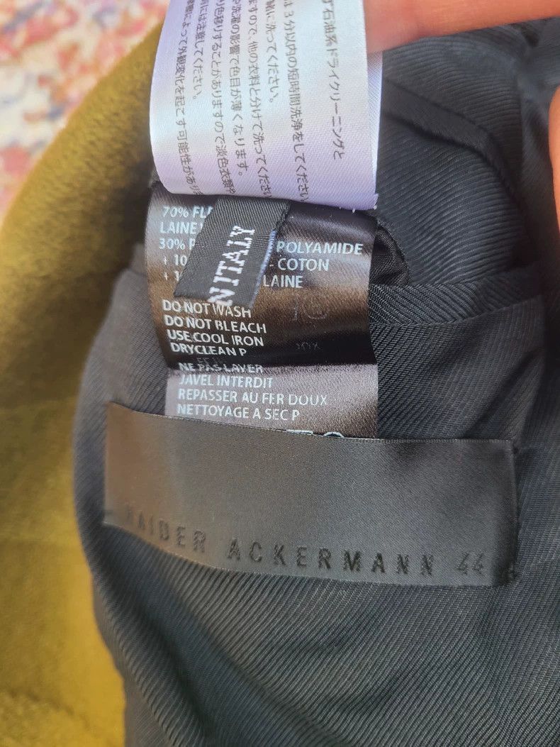 Haider Ackermann Haider Ackermann Velvet Wool Blend Coat-2506 Size M / US 6-8 / IT 42-44 - 8 Thumbnail