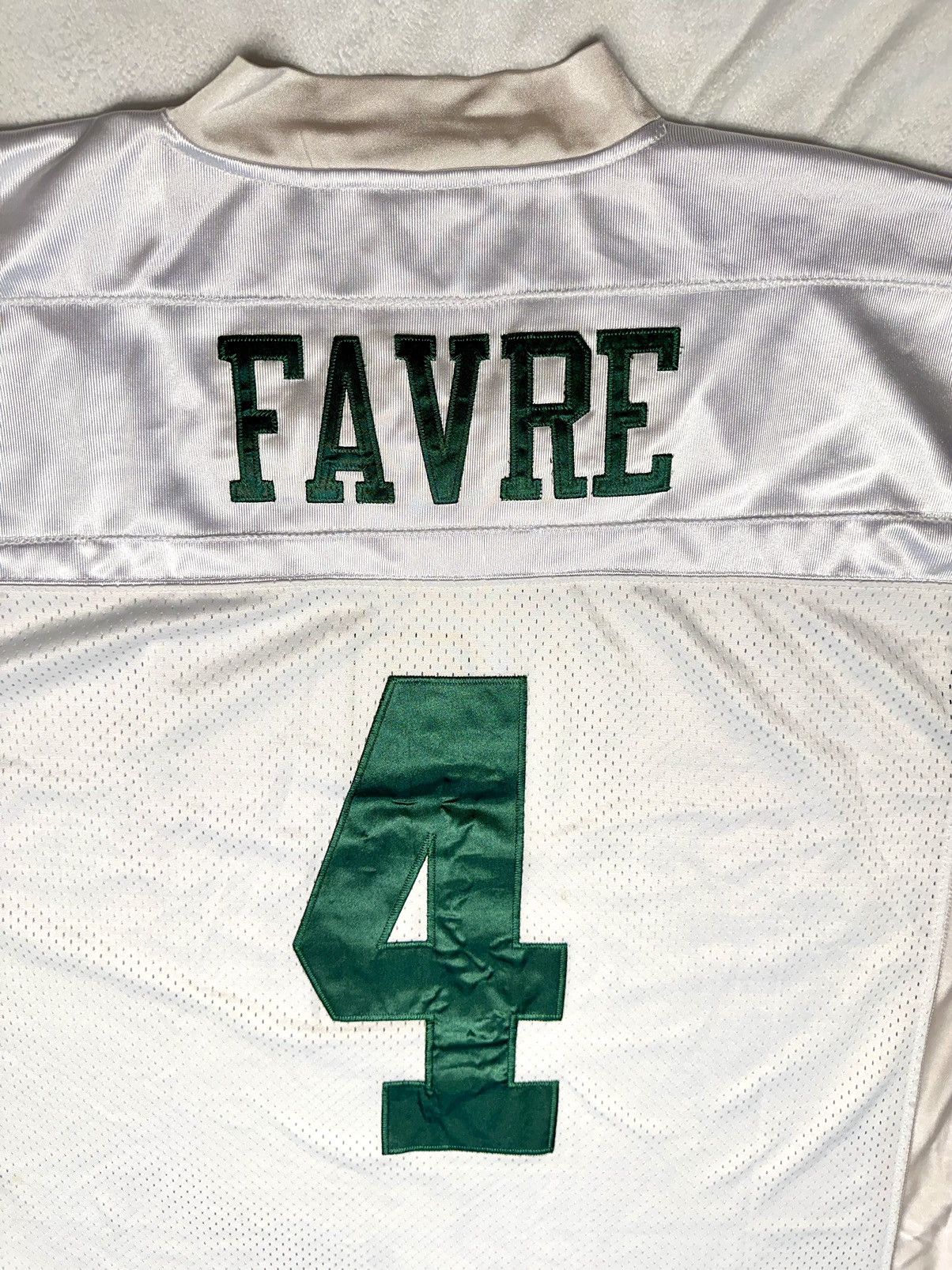 Reebok Brett Favre #4 New York Jets NFL Jersey Mens 54 Reebok Sewn Size US XL / EU 56 / 4 - 14 Thumbnail