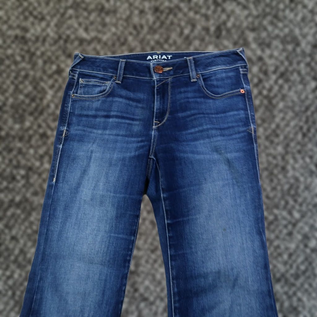 Ariat Ariat Jeans Womens 28 Regular Rise High 5-Pocket Denim Blue Bootcut Stretch Size 28" / US 6 / IT 42 - 1 Thumbnail