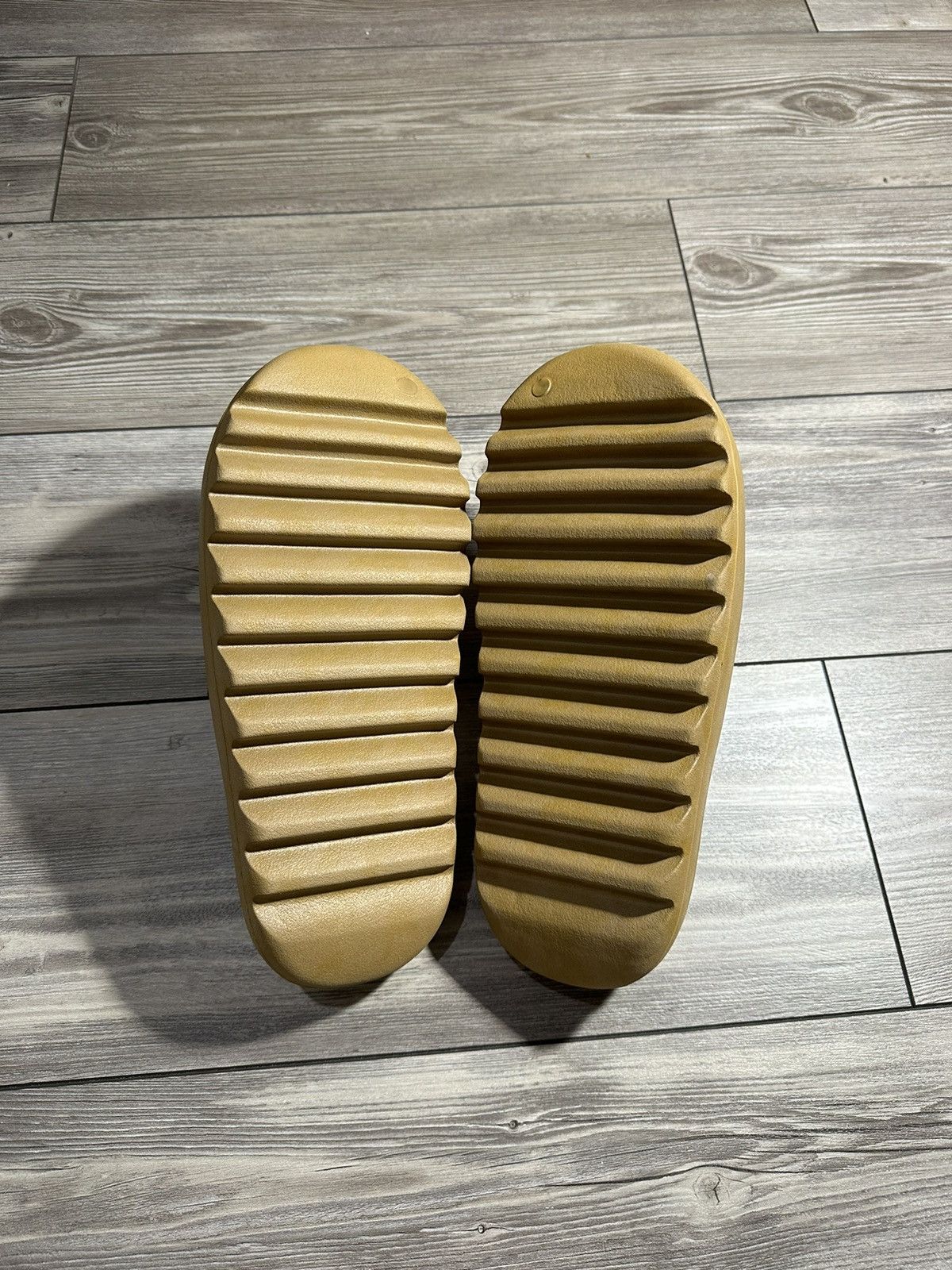 Adidas × Kanye West Yeezy Slide Ochre Size US 12 / EU 45 - 2 Thumbnail