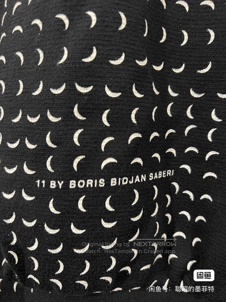 Boris Bidjan Saberi Boris Bidjan Saberi Cotton Crescent Long Sleeve Sweater Size US XS / EU 42 / 0 - 4 Thumbnail