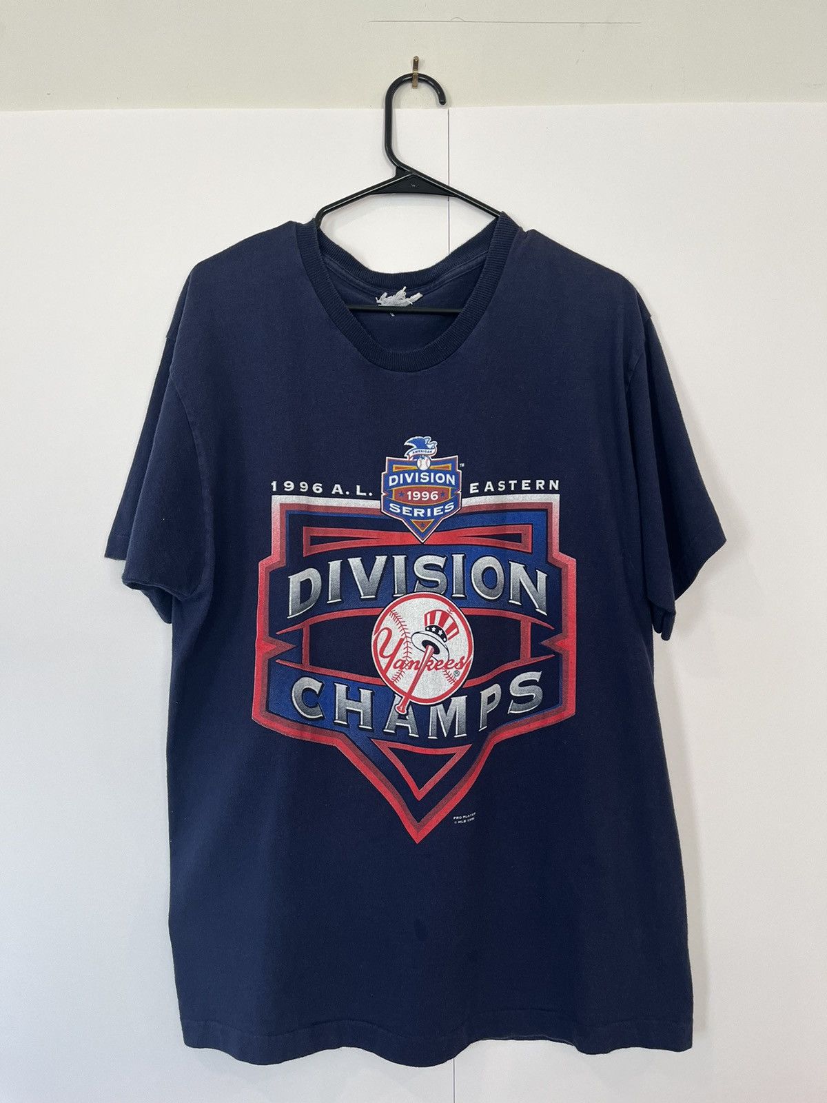 MLB × Majestic × New York Yankees Vintage New York Yankees 90s Large tee Size US L / EU 52-54 / 3 - 1 Thumbnail