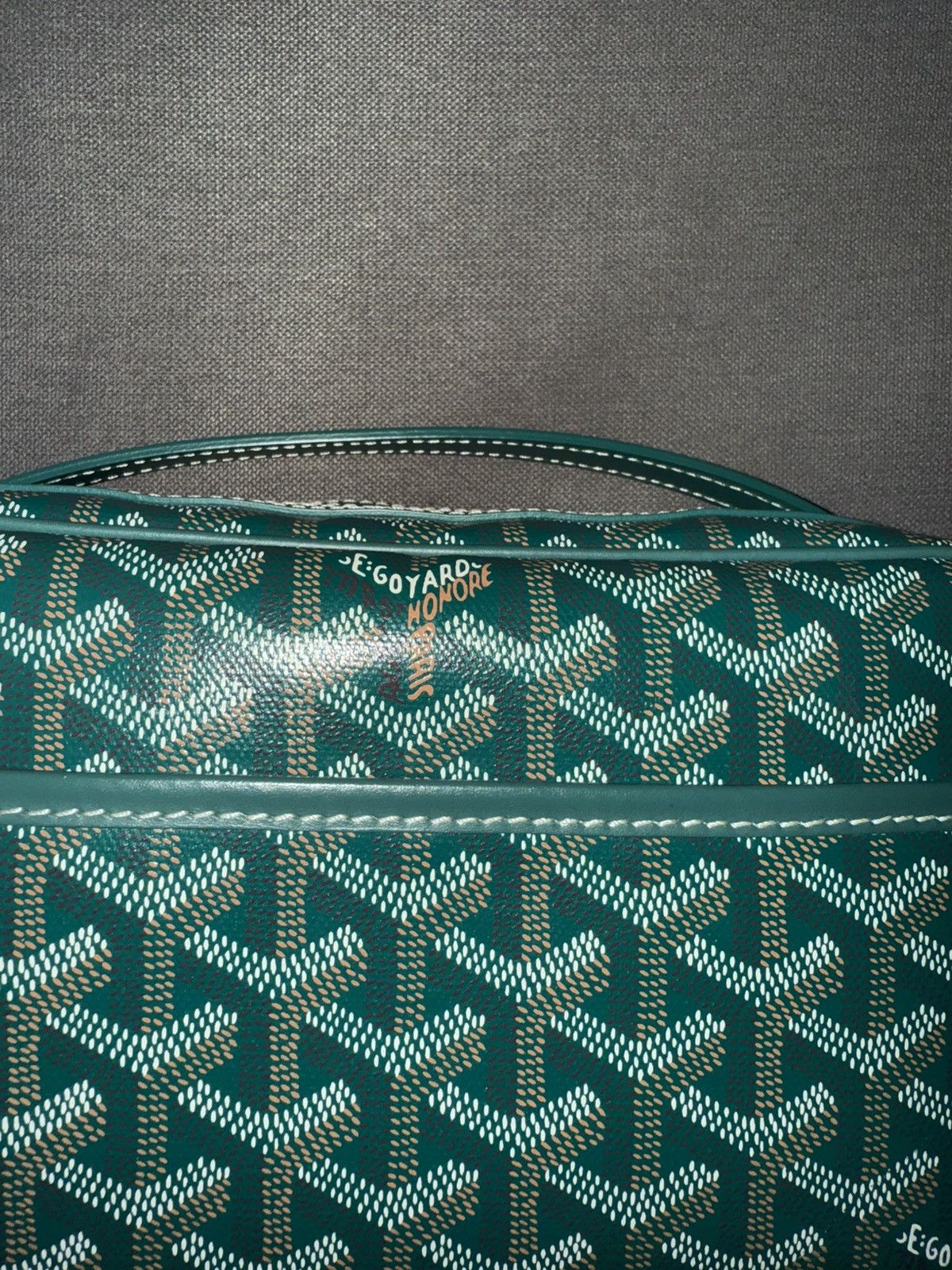 Goyard Goyard Cap Vert Goyardine Bag Green Size ONE SIZE - 16 Thumbnail