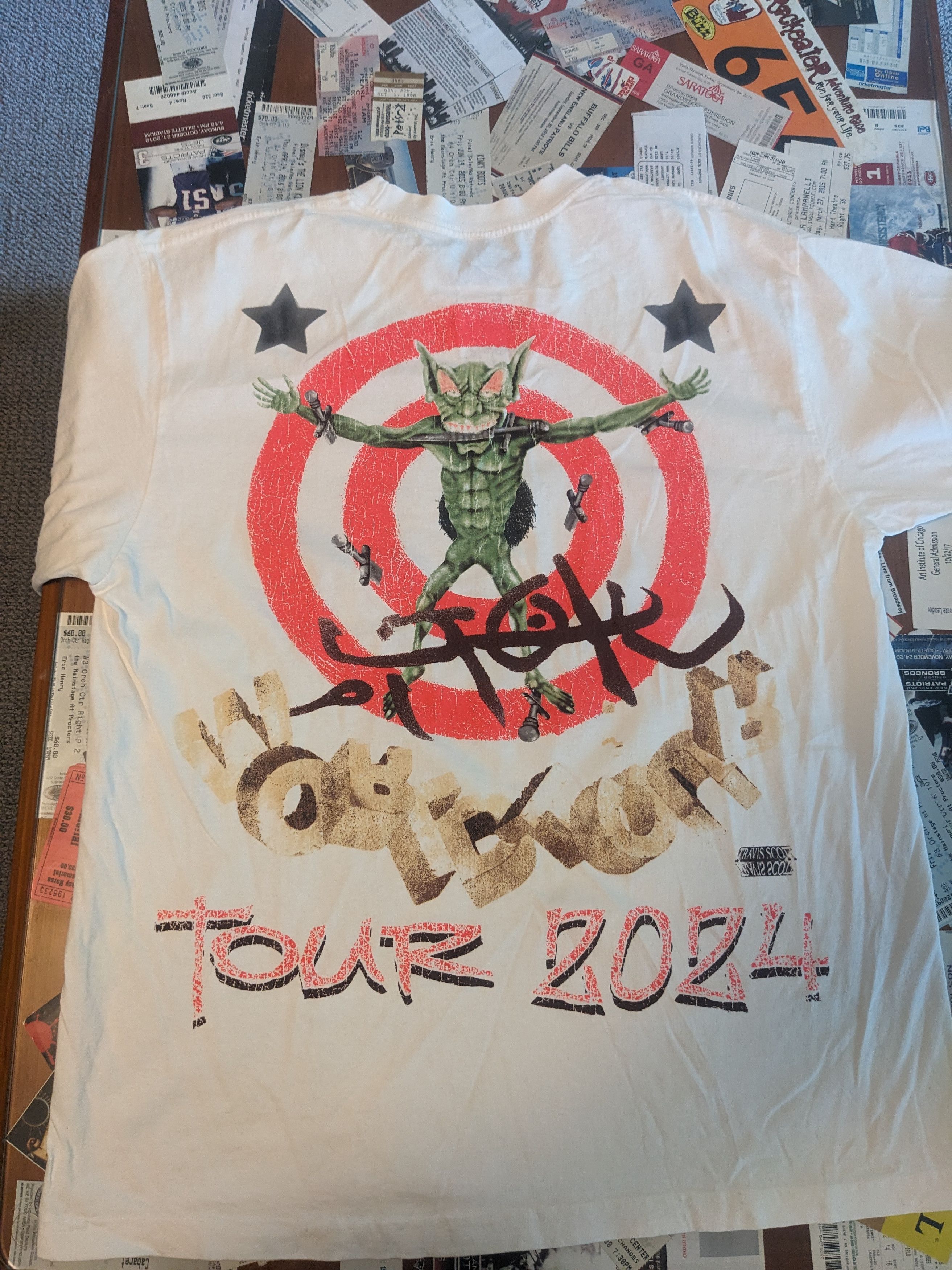 Travis Scott Travis Scott Men's Circus Maximus 2024 Tour Size US L / EU 52-54 / 3 - 5 Thumbnail