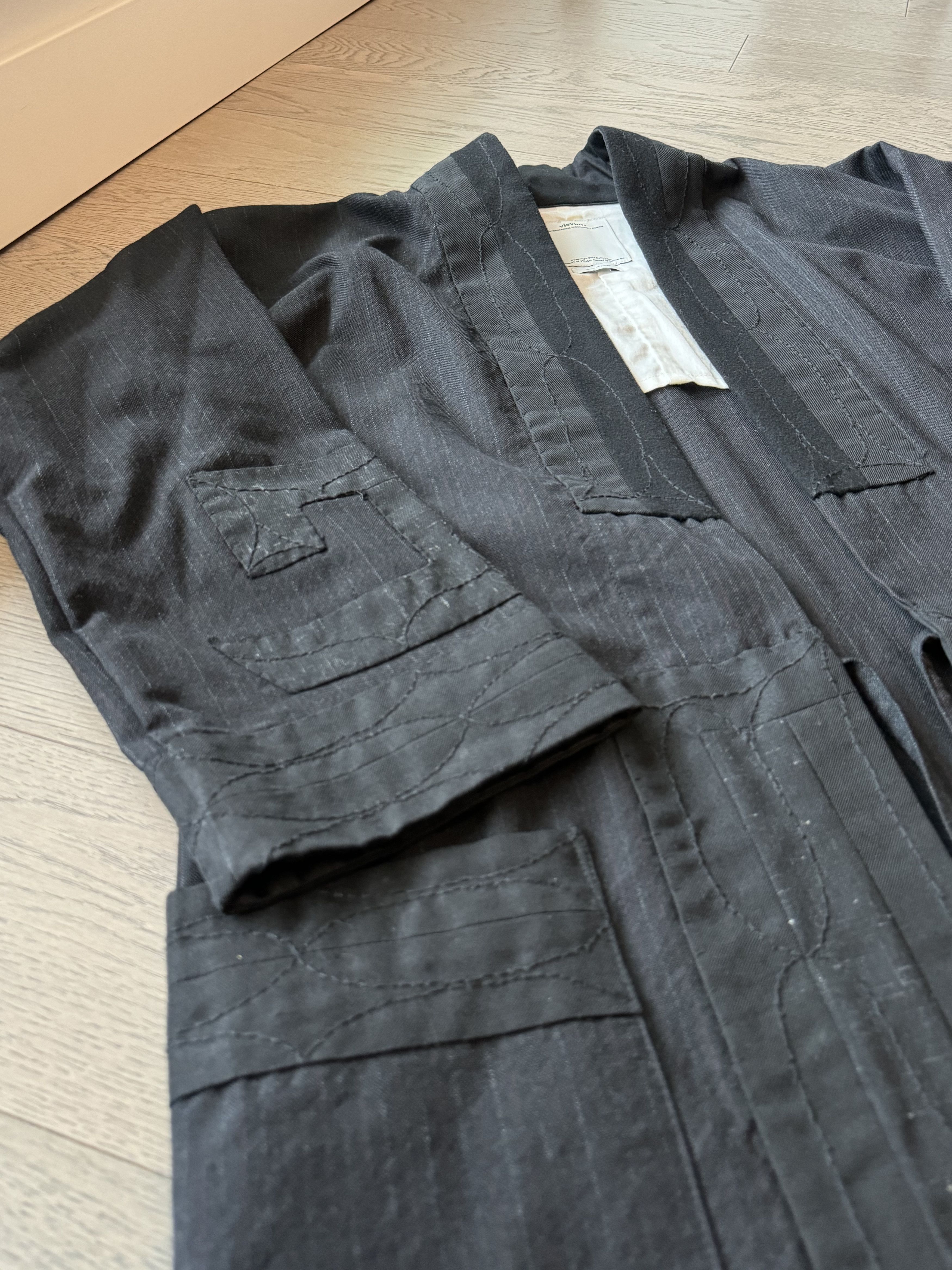 【ヴィズヴィム】　RUUNPE COAT PINSTRIPE size3 VISVIM RUUNPE COAT PINSTRIPE — FURIOUS STYLES