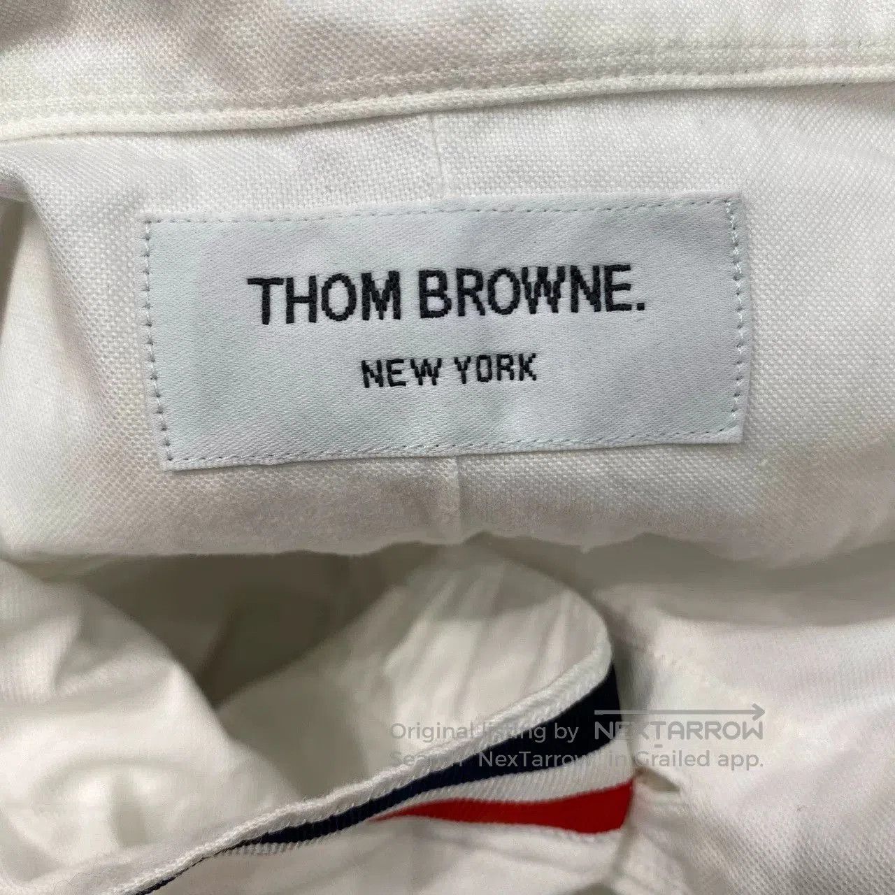 Thom Browne Thom Browne Long Sleeve White Shirt. Size US M / EU 48-50 / 2 - 4 Thumbnail