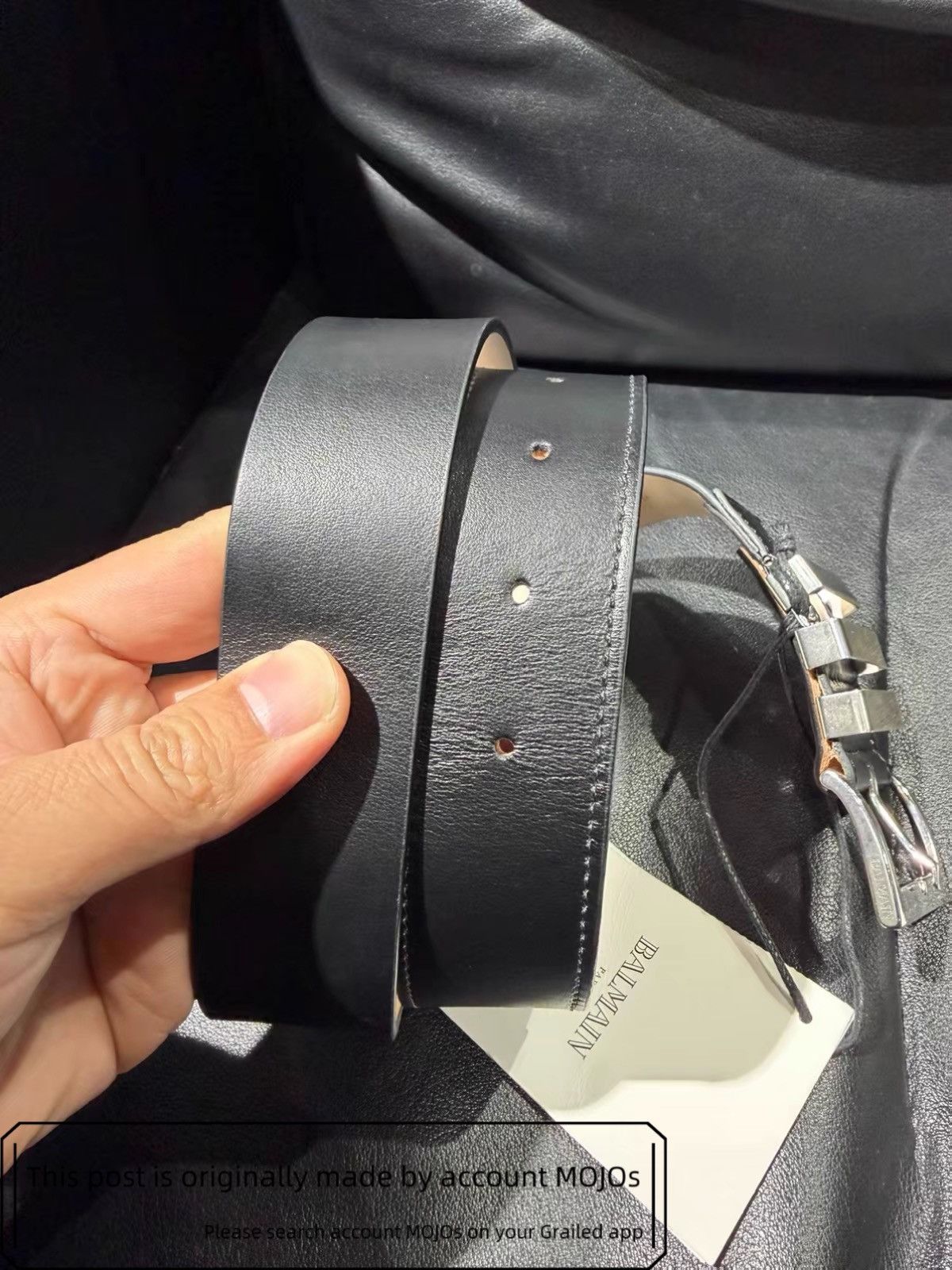 Balmain Sz 90 Balmain Triple Silver Buckle Belt mojos1107 Size ONE SIZE - 6 Thumbnail