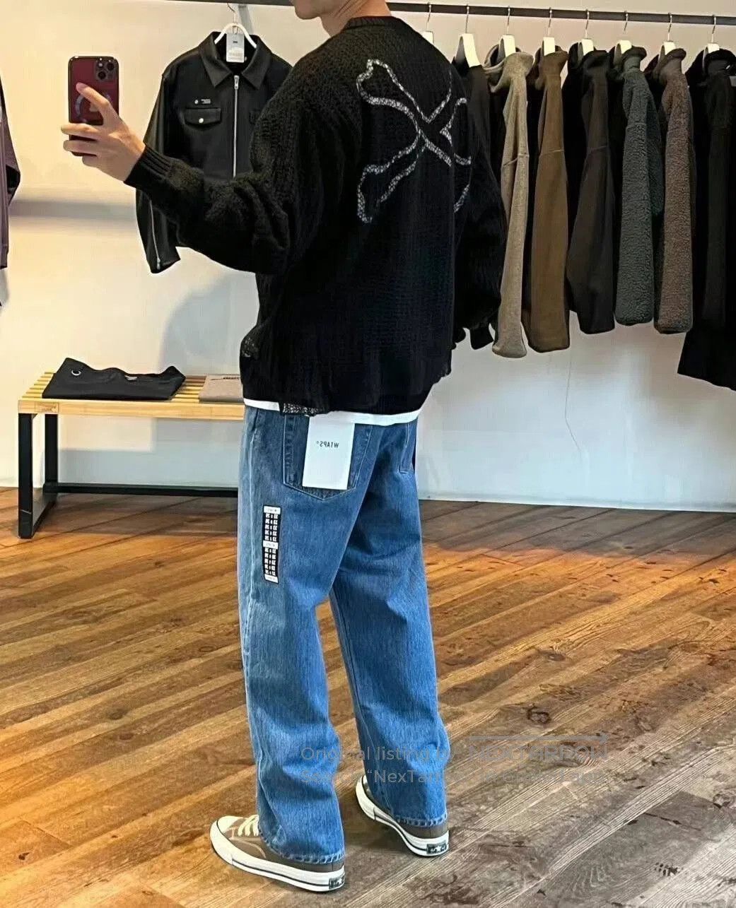 Other WTAPS Black Acrylic Sweater with Design. Size M / US 6-8 / IT 42-44 - 2 Thumbnail