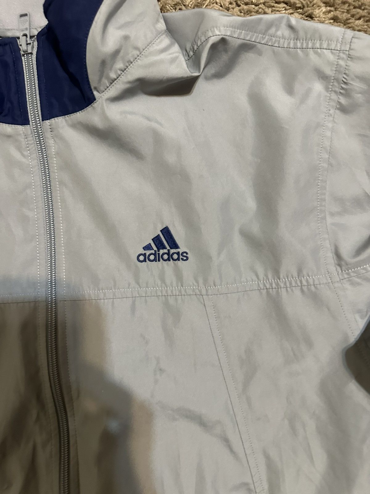 Adidas Vintage Adidas windbreaker jacket 00s size medium Size US M / EU 48-50 / 2 - 2 Thumbnail