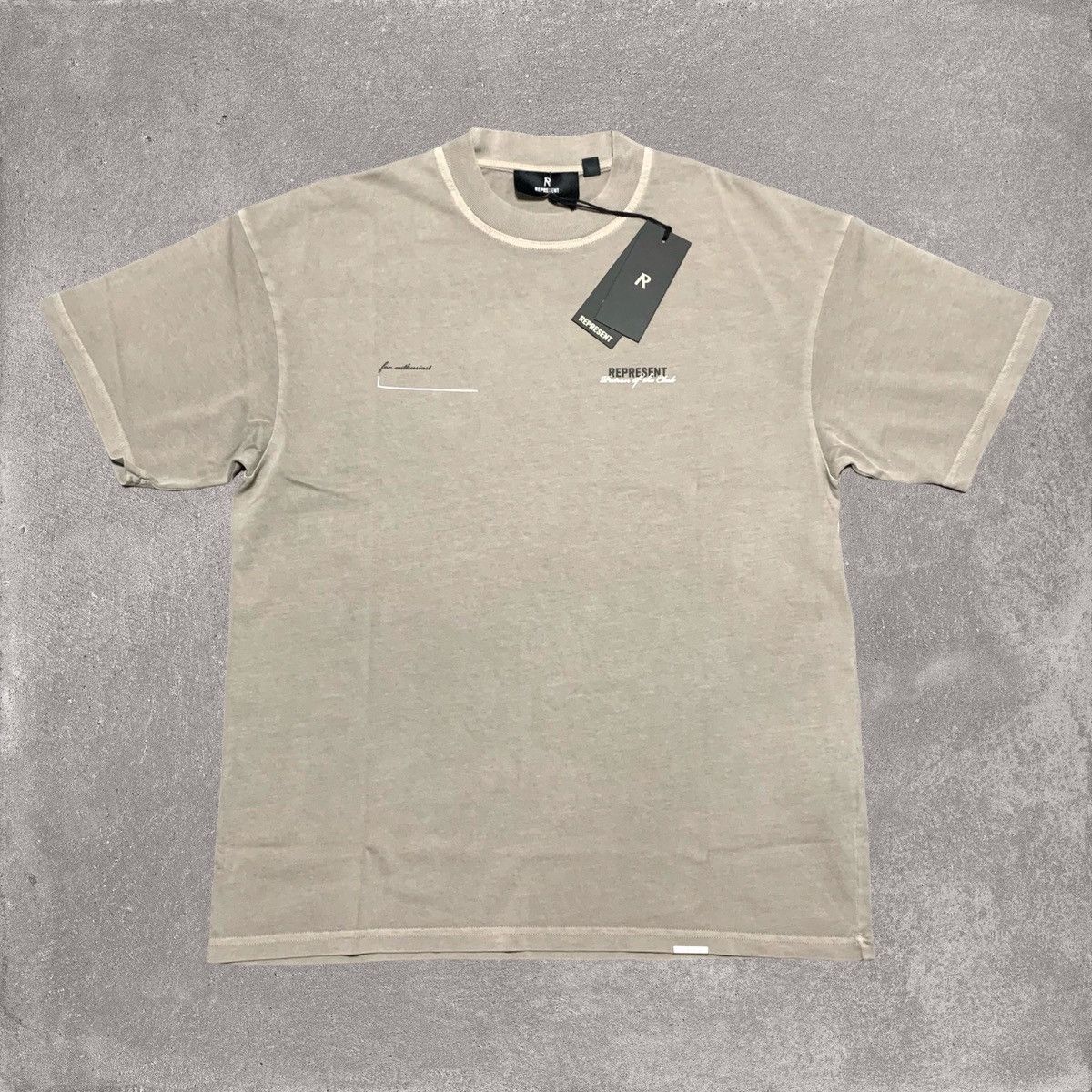 Represent Clo. Represent XS Patron Of The Club Mudstone Tee Size US XS / EU 42 / 0 - 2 Thumbnail