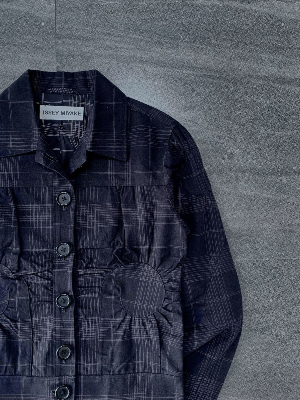 Issey Miyake AW 1993 Washer Pleats Plaid Jacket Size US XS / EU 42 / 0 - 2 Thumbnail