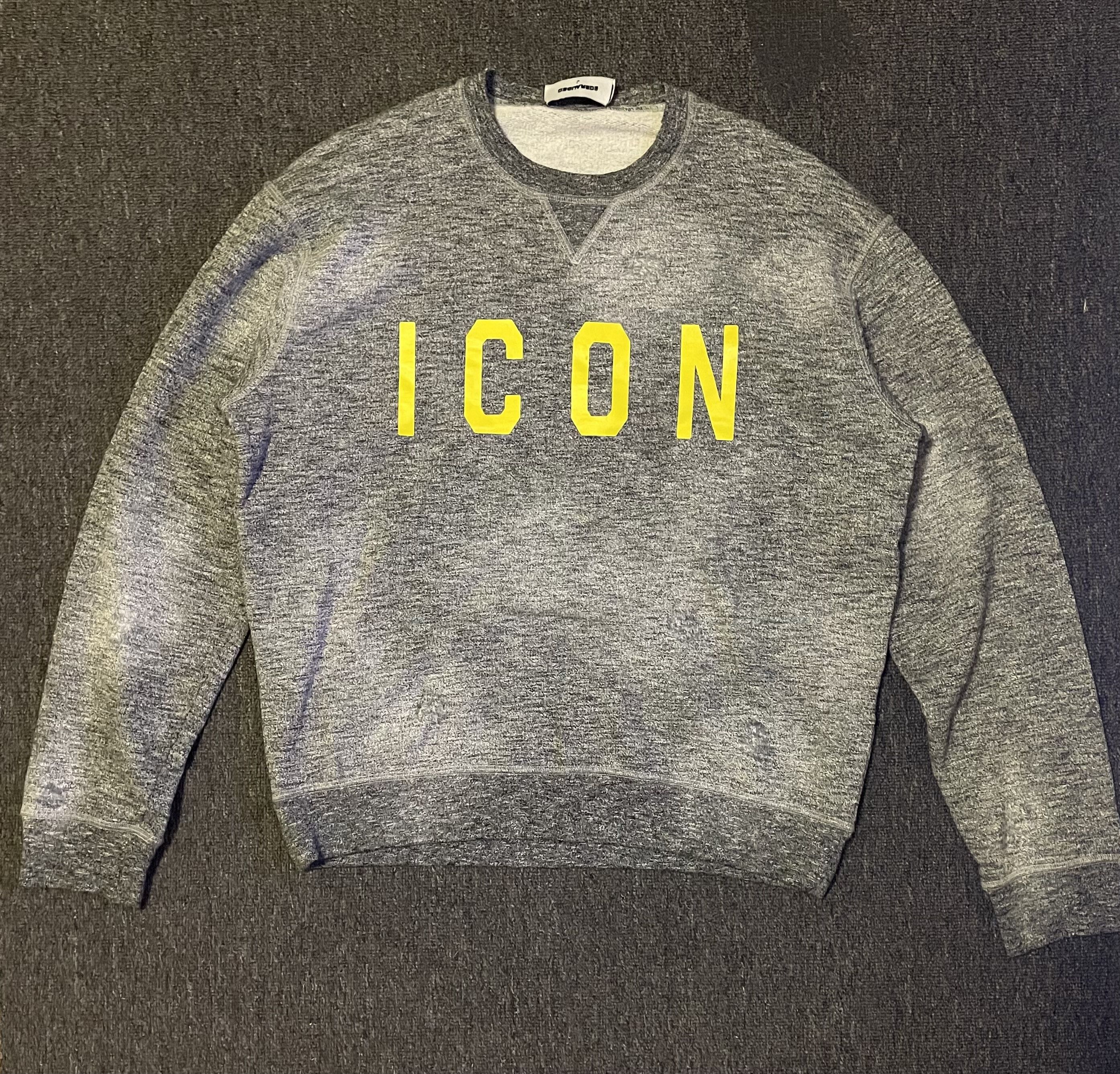 Dsquared2 DSQUARED2 ICON sweatshirt ripped size L Size US L / EU 52-54 / 3 - 1 Thumbnail