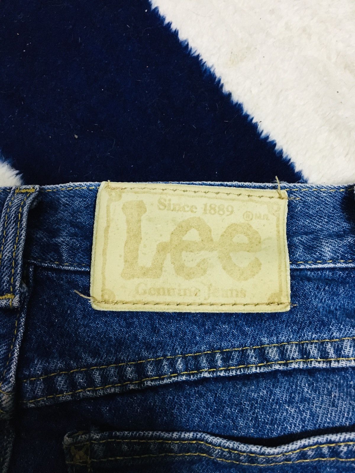 Japanese Brand × Lee Lee Straight Cut Jeans (17) Size US 29 - 14 Thumbnail
