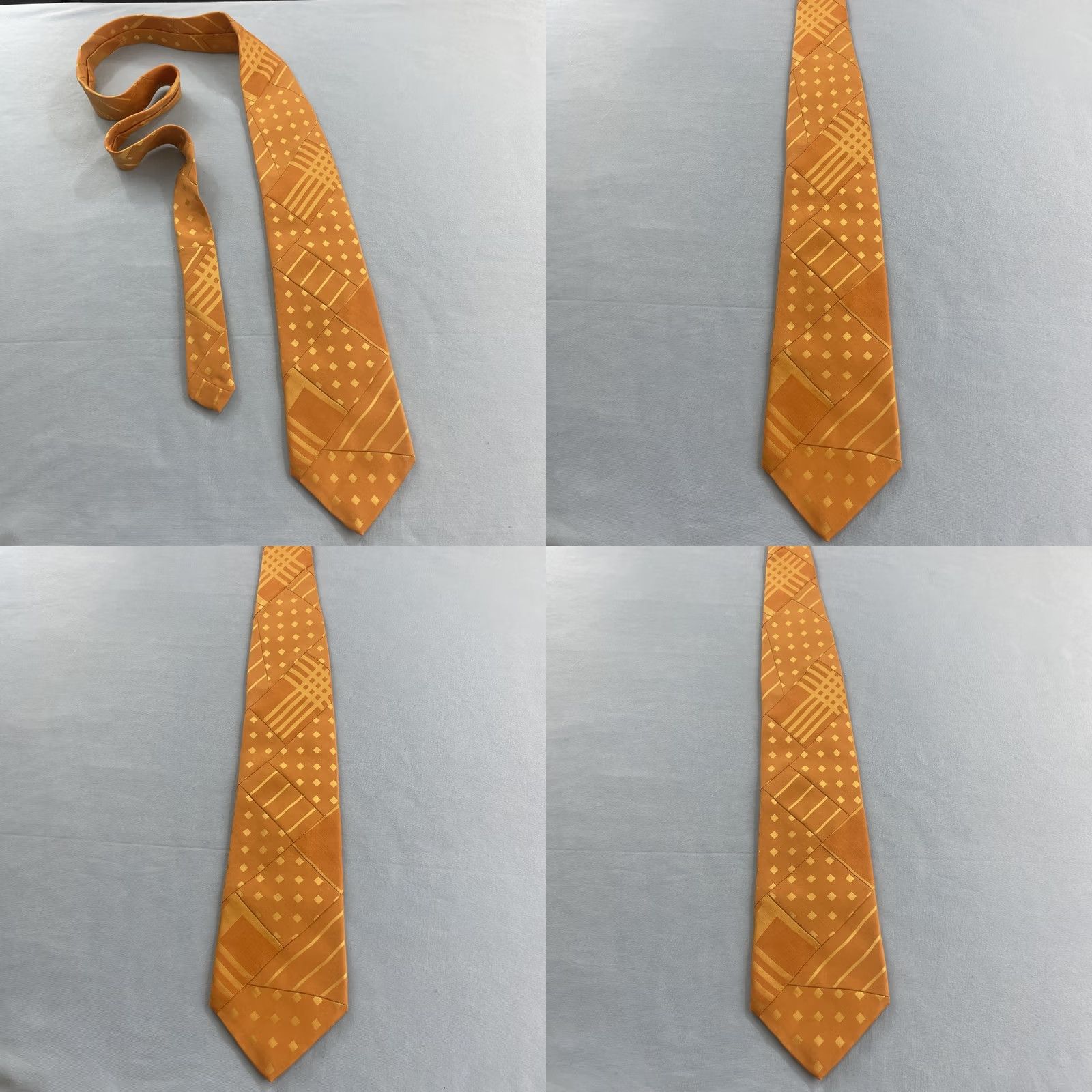 Robert Talbott VINTAGE Robert Talbott Tie Patchwork Men One Size Yellow Modern Mobster Western Retro Best of Class Nordstrom Size ONE SIZE - 8 Thumbnail