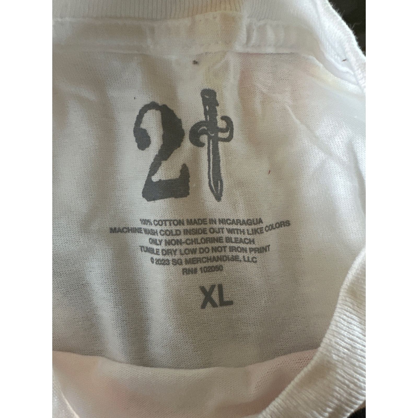 21 Savage It’s All A Blur Official Tour T-Shirt Slaughter Gang Size US XL / EU 56 / 4 - 3 Thumbnail