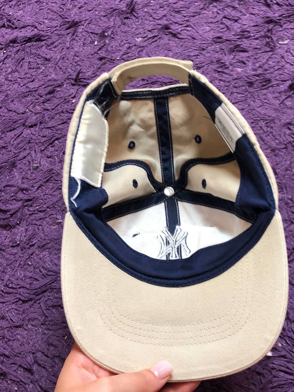 New York Yankees Vintage 00s New York Yankees Beanie Cap y2k Size ONE SIZE - 11 Thumbnail