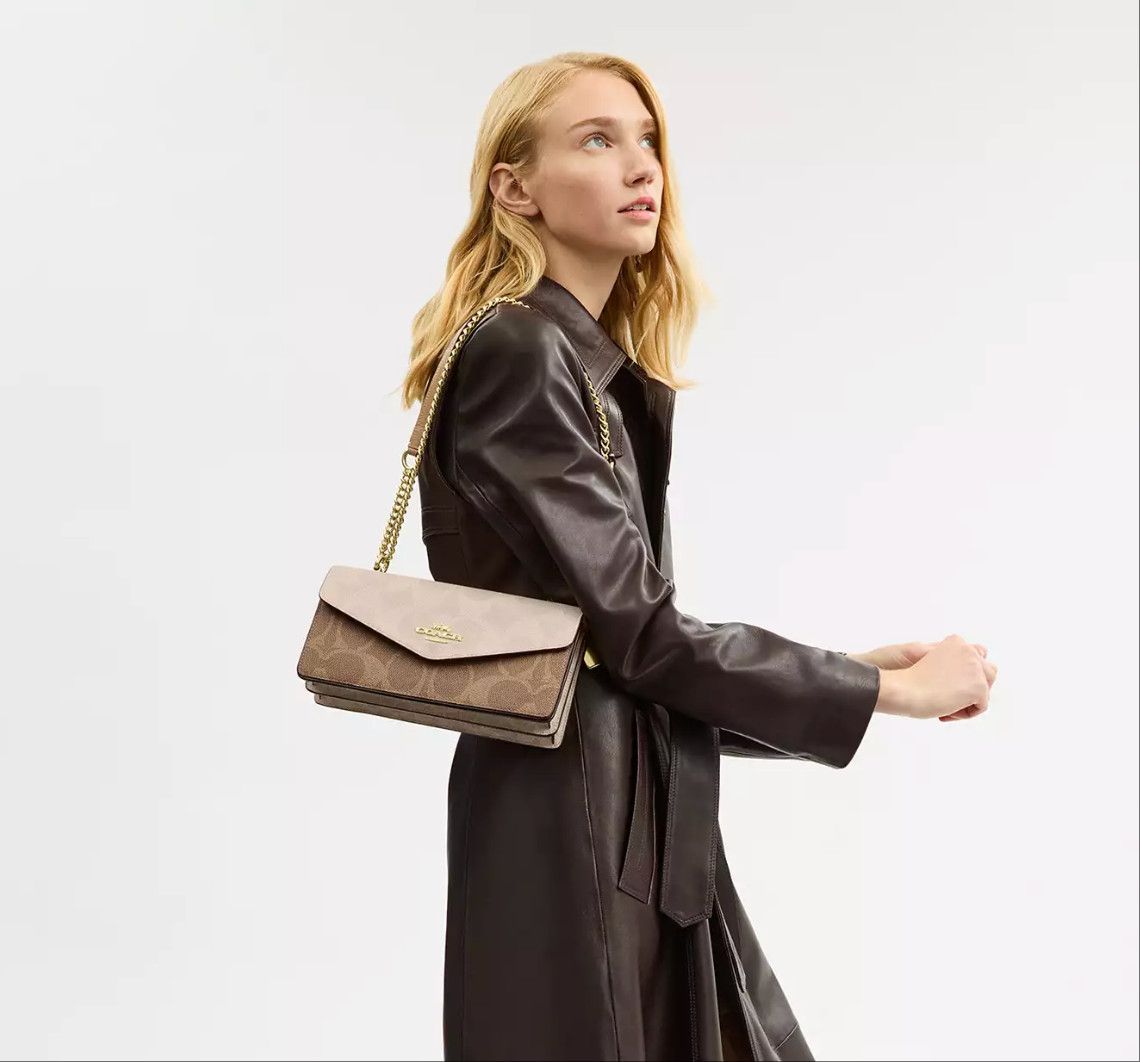 Coach Klare Envelope Crossbody Bag In Blocked Signature CBI99 Size ONE SIZE - 9 Thumbnail