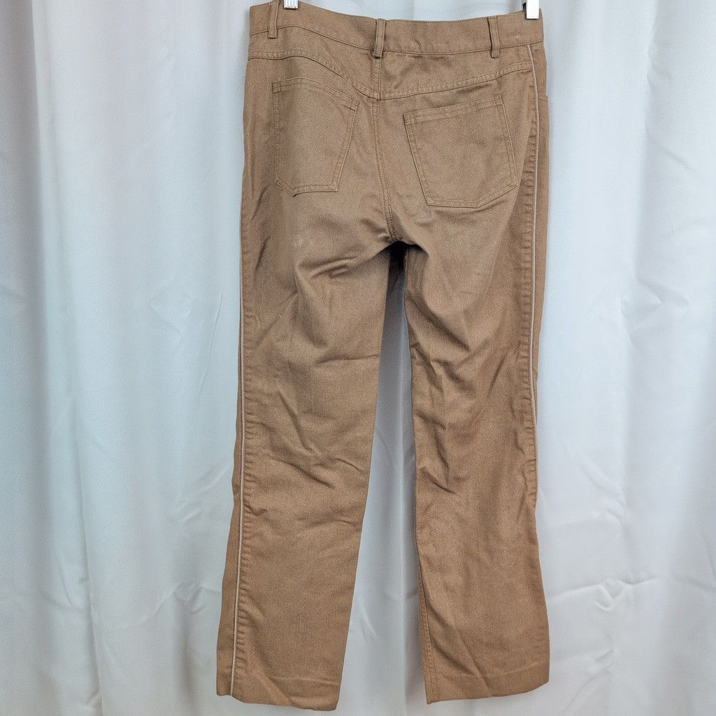 Marc Jacobs Ladies' Marc Jacobs Brown Twill Pants with side stripe 8 Size 30" / US 8 / IT 44 - 7 Thumbnail