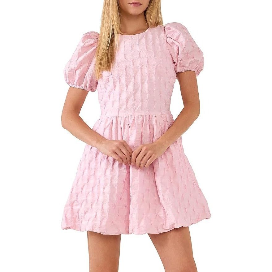 Other English Factory Textured Balloon Sleeve Dress Womens Large Size L / US 10 / IT 46 - 1 Thumbnail
