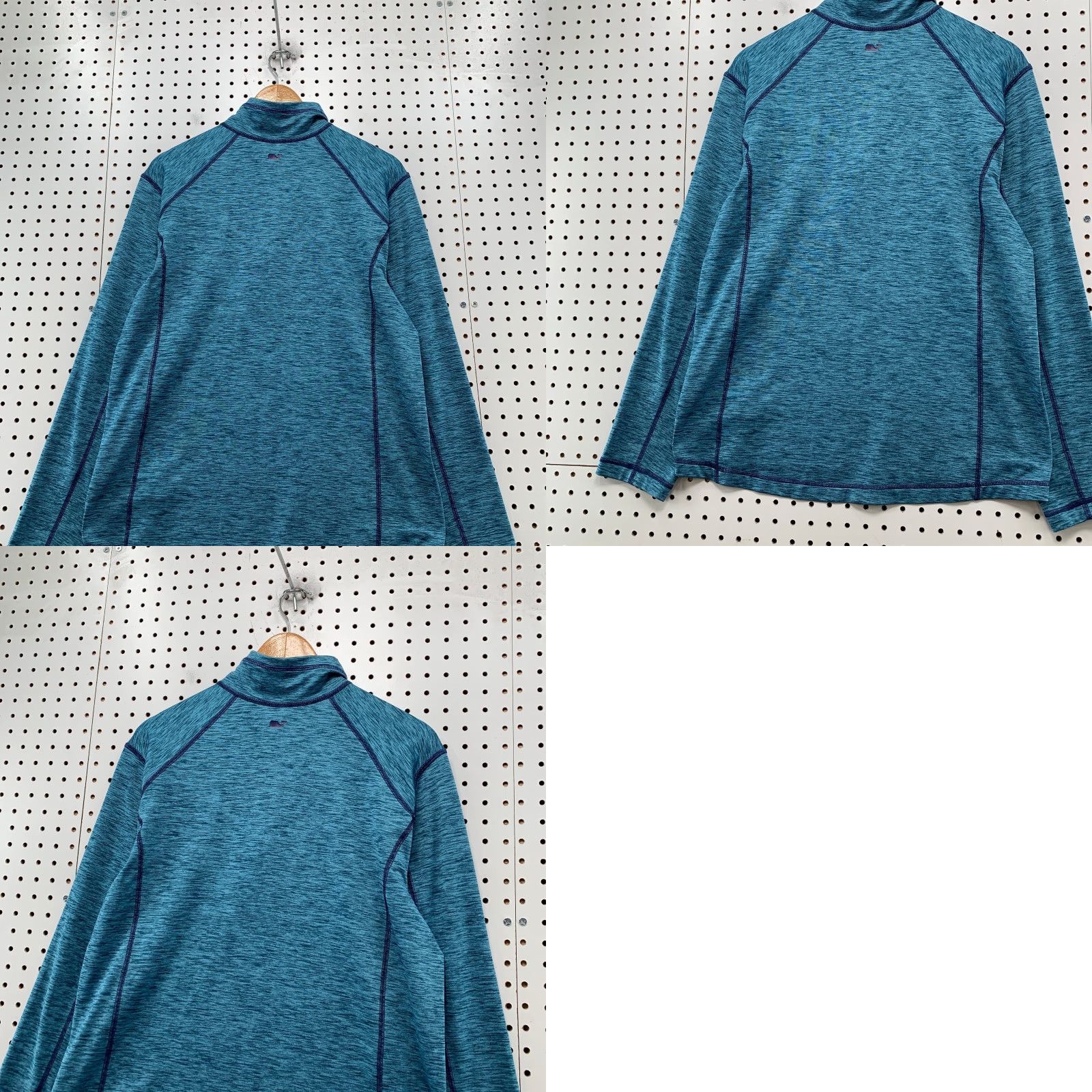 Vineyard Vines Vineyard Vines Performance Pullover 1/4 Zip Mens Small Blue Sankaty Long Sleeve Shirt Size US S / EU 44-46 / 1 - 9 Thumbnail