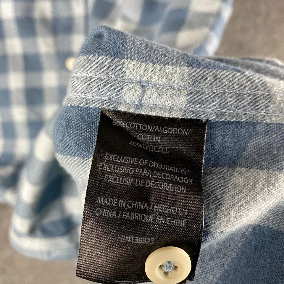 Other Brothers/Sons Shirt Men's XL Blue Check Button Up Size US XL / EU 56 / 4 - 6 Thumbnail