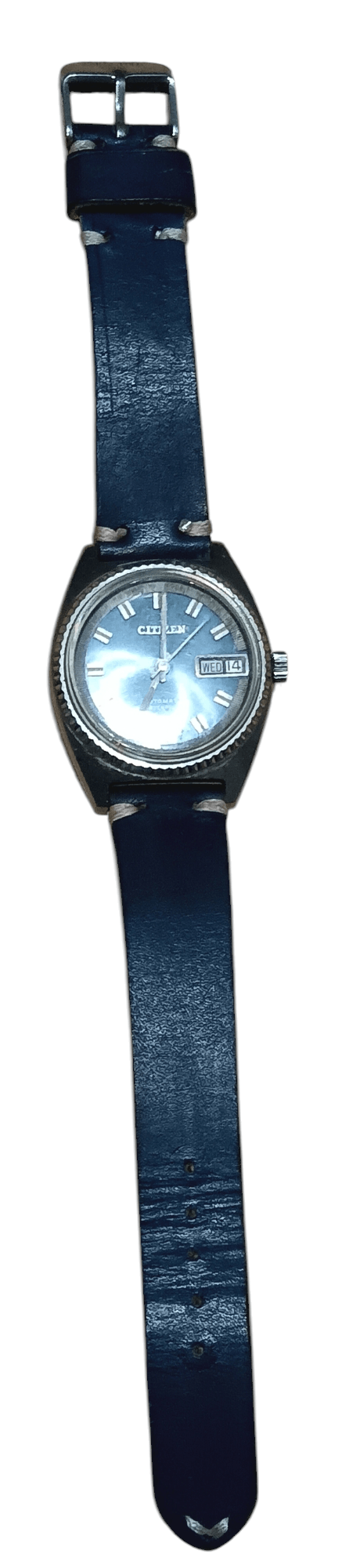Citizen × Japanese Brand VTG AUTOMATIC CITIZEN 4-520726 TA WITH CUSTOM LEATHER STRAP Size ONE SIZE - 1 Thumbnail