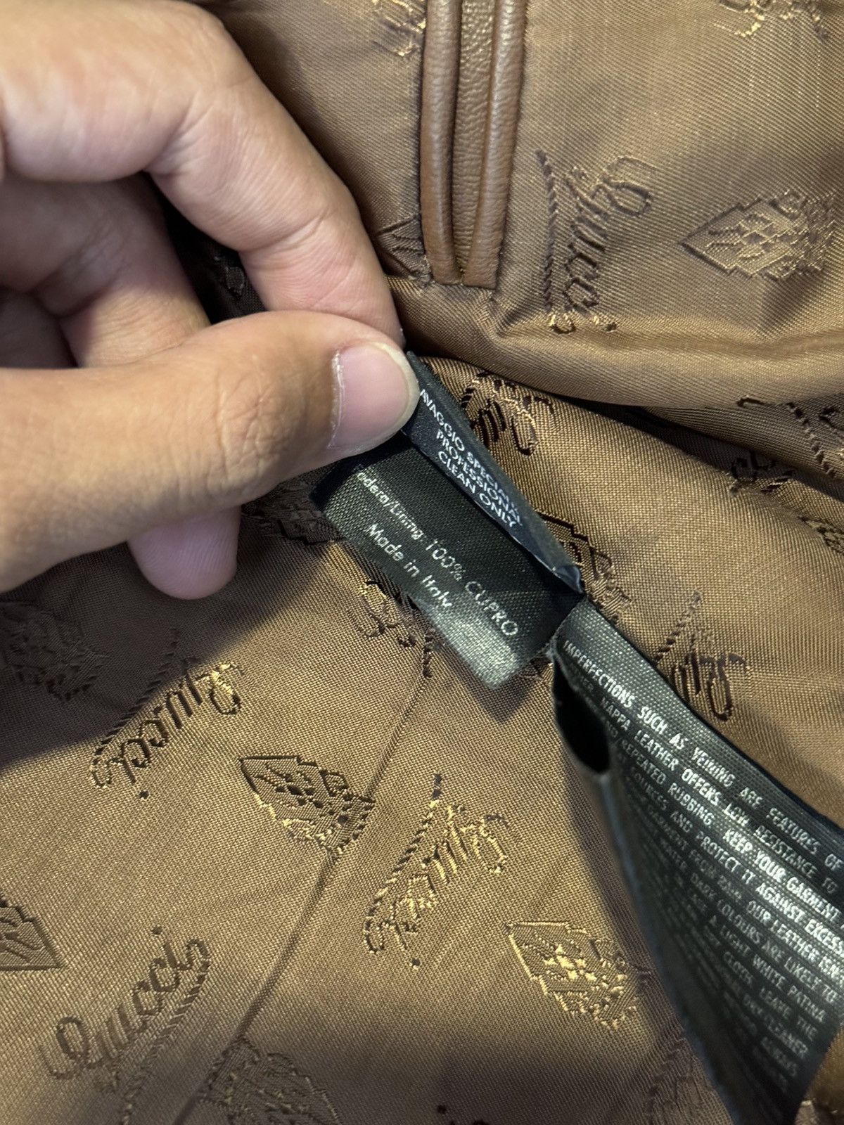 Gucci × Tom Ford Rare | Gucci | Tom Ford | Leather Jacket | Size US S / EU 44-46 / 1 - 14 Thumbnail