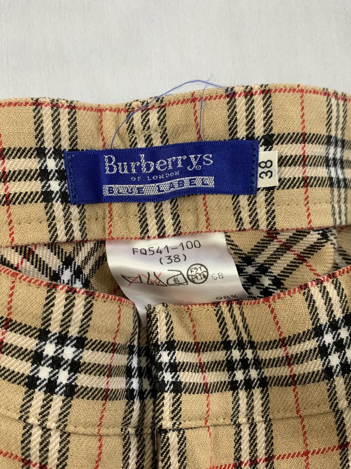 Burberry Vintage burberry check blue label pant Size 27" / US 4 / IT 40 - 4 Thumbnail
