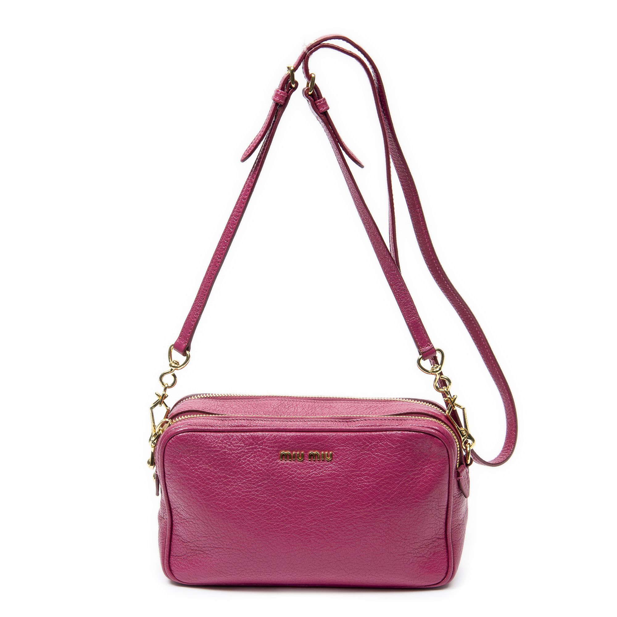 Miu Miu Double Zip Camera Crossbody Size ONE SIZE - 1 Thumbnail