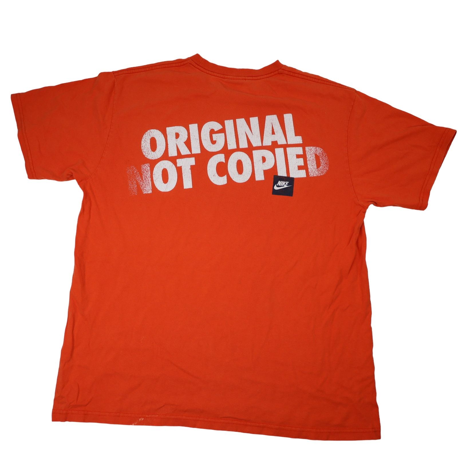 Nike × Vintage Vintage Nike "Original, Not Copied" Graphic T Shirt Size US XL / EU 56 / 4 - 1 Thumbnail