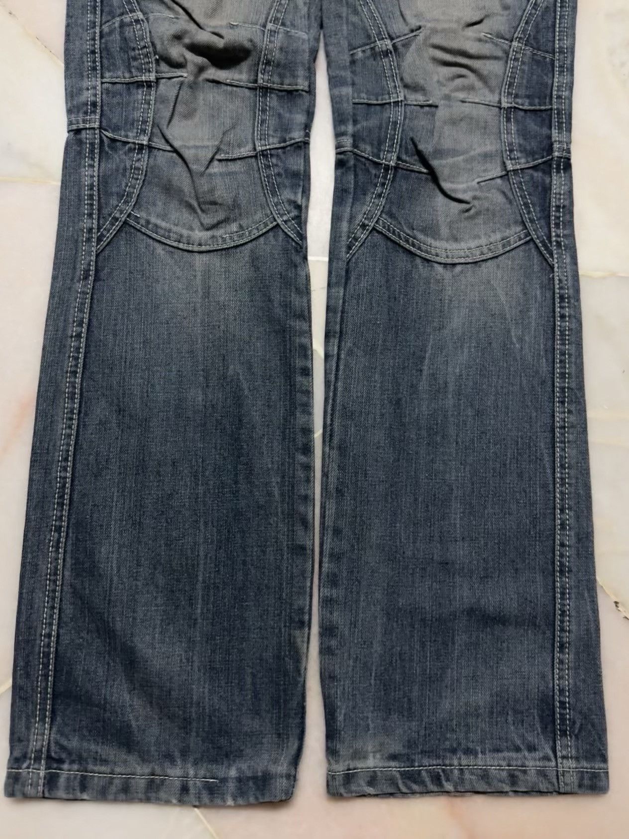 Seditionaries 💥DOUBLE WAIST💥VINTAGE SOUTHERN PUNK JEANS WHISKER RARE DENIM Size US 30 / EU 46 - 8 Thumbnail