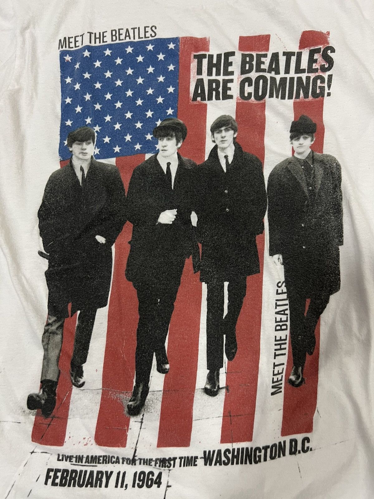 Alstyle × Band Tees × Vintage The Beatles “Meet The Beatles” Shirt Size US S / EU 44-46 / 1 - 5 Thumbnail