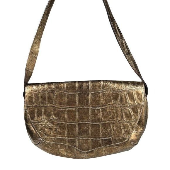 Designer × Vintage Carlos Falchi Exotic Genuine Alligator Crocodile Handmade Sh Size ONE SIZE - 1 Thumbnail