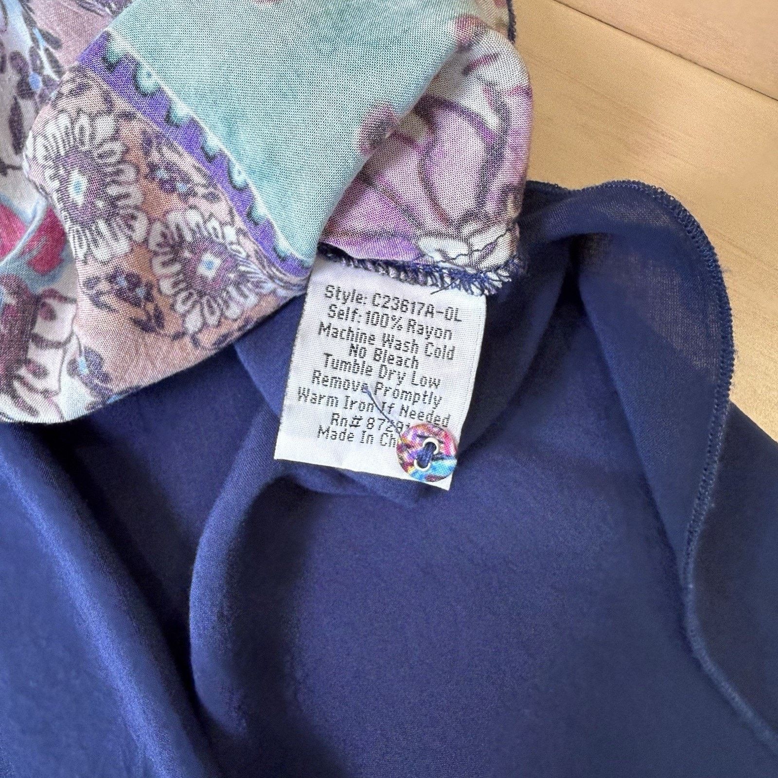 Johnny Was Johnny Was Meco Scarf Print Tunic Women's Large Multicolor Size L / US 10 / IT 46 - 7 Thumbnail