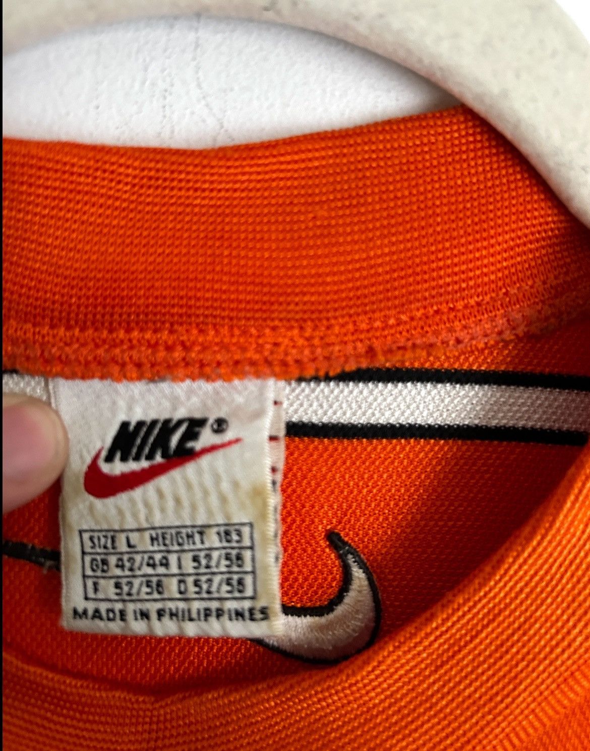 Nike × Vintage Nike center swoosh vintage t shirt 90s Size US L / EU 52-54 / 3 - 3 Thumbnail