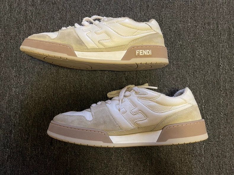 Fendi FENDI Brown sneakers, dirty style Size US 8 / EU 41 - 4 Thumbnail