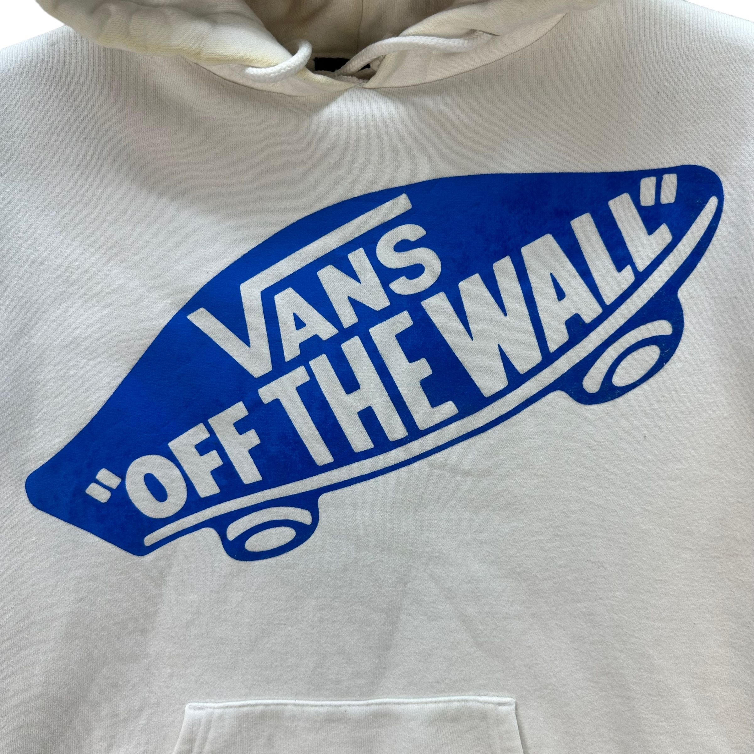 Vans Vans Off The Wall Big Logo Pullover White Hoodies #9186-67 Size US S / EU 44-46 / 1 - 3 Thumbnail